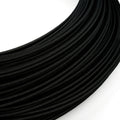 Extra-Low-Voltage-Textilkabel mit Stoffummantelung in Seidenoptik Schwarz RM04