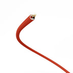 Extra-Low-Voltage-Textilkabel mit Stoffummantelung in Seidenoptik Rot RM09 – Ansicht 3