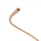 Extra-Low-Voltage-Textilkabel mit Stoffummantelung Zig Zag Weiß Orange RZ15 – Ansicht 3