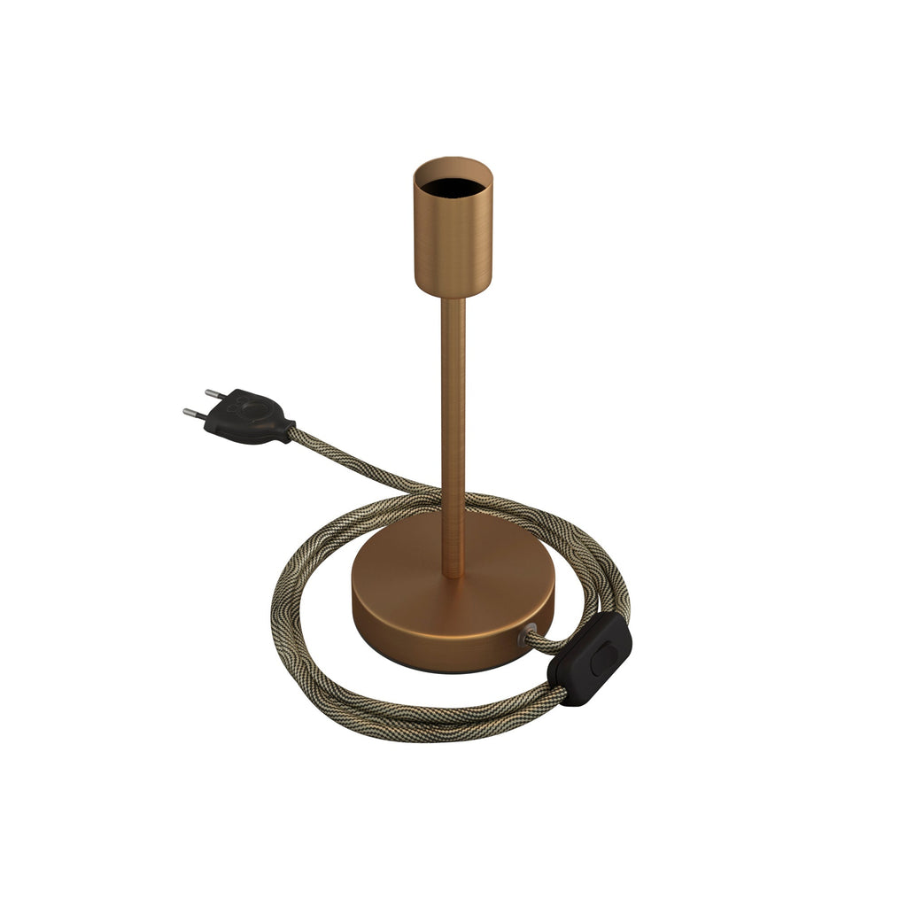 Alzaluce – Tischleuchte aus Metall – Satiniertes Bronze – Ansicht 9