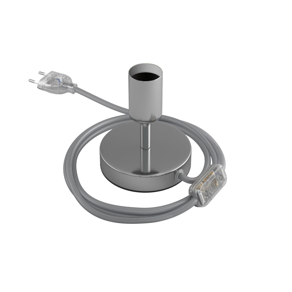 Alzaluce – Tischleuchte aus Metall – Chrom