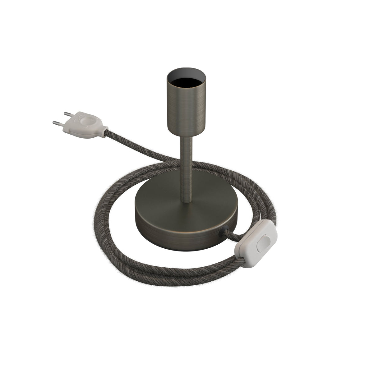 Tischlampe Alzaluce aus Metall – Mattes Titan – Ansicht 5