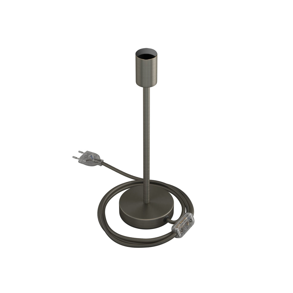 Tischlampe Alzaluce aus Metall – Mattes Titan – Ansicht 11