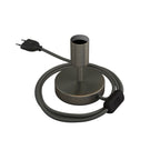 Tischlampe Alzaluce aus Metall – Mattes Titan