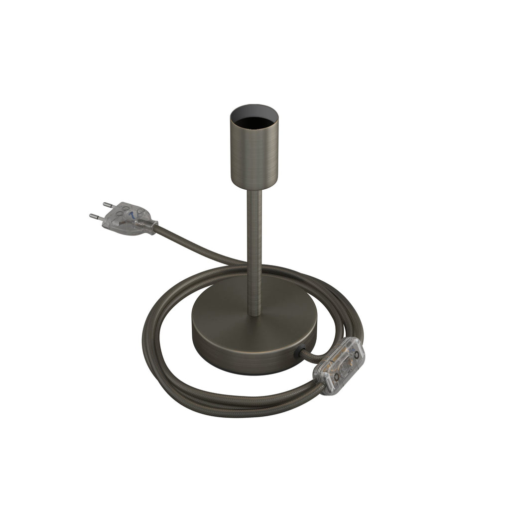 Tischlampe Alzaluce aus Metall – Mattes Titan – Ansicht 7