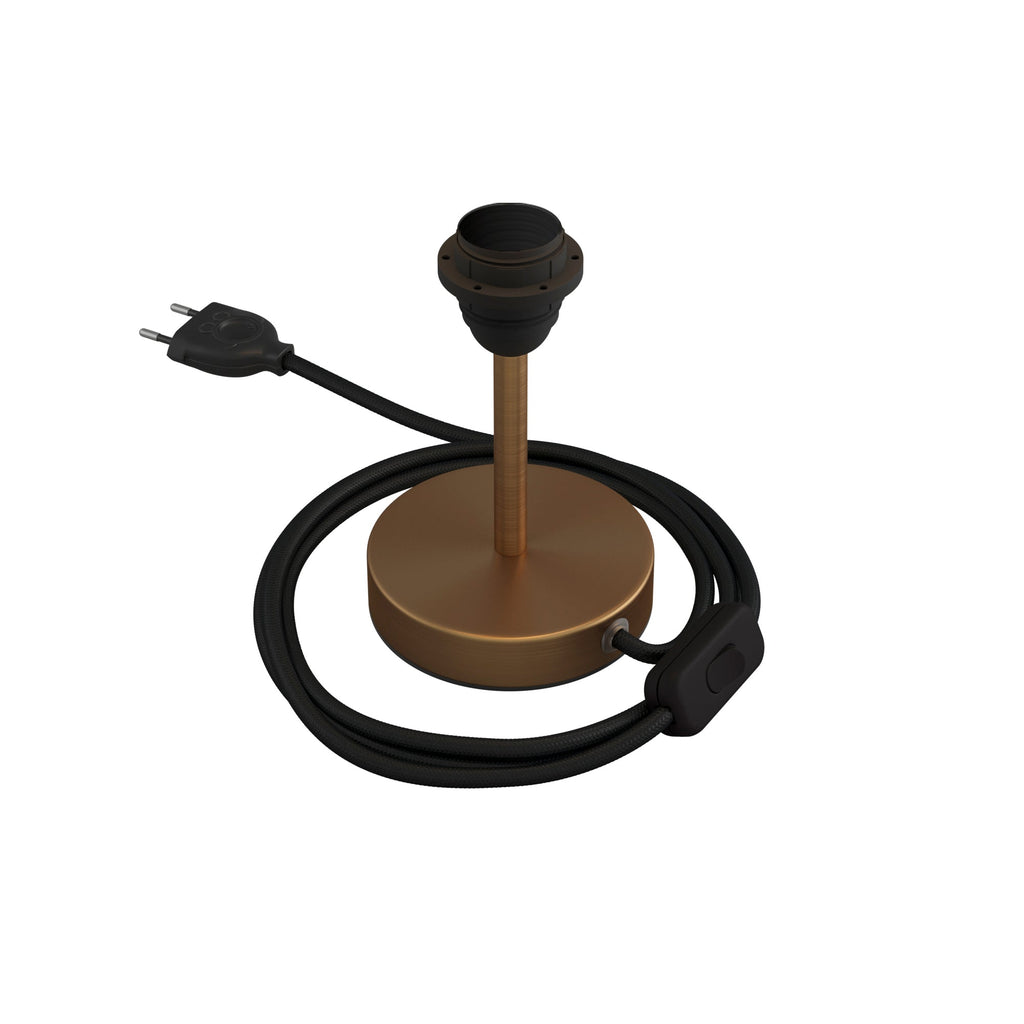 Lampenerhöhung für Lampenschirm – Tischlampe aus Metall – Matt-Bronze – Ansicht 5
