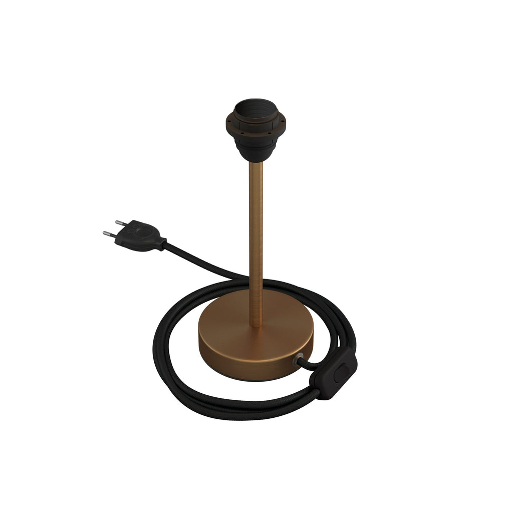 Lampenerhöhung für Lampenschirm – Tischlampe aus Metall – Matt-Bronze – Ansicht 7