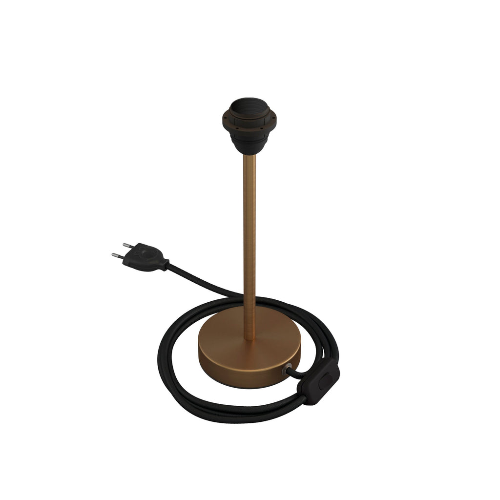 Lampenerhöhung für Lampenschirm – Tischlampe aus Metall – Matt-Bronze – Ansicht 8