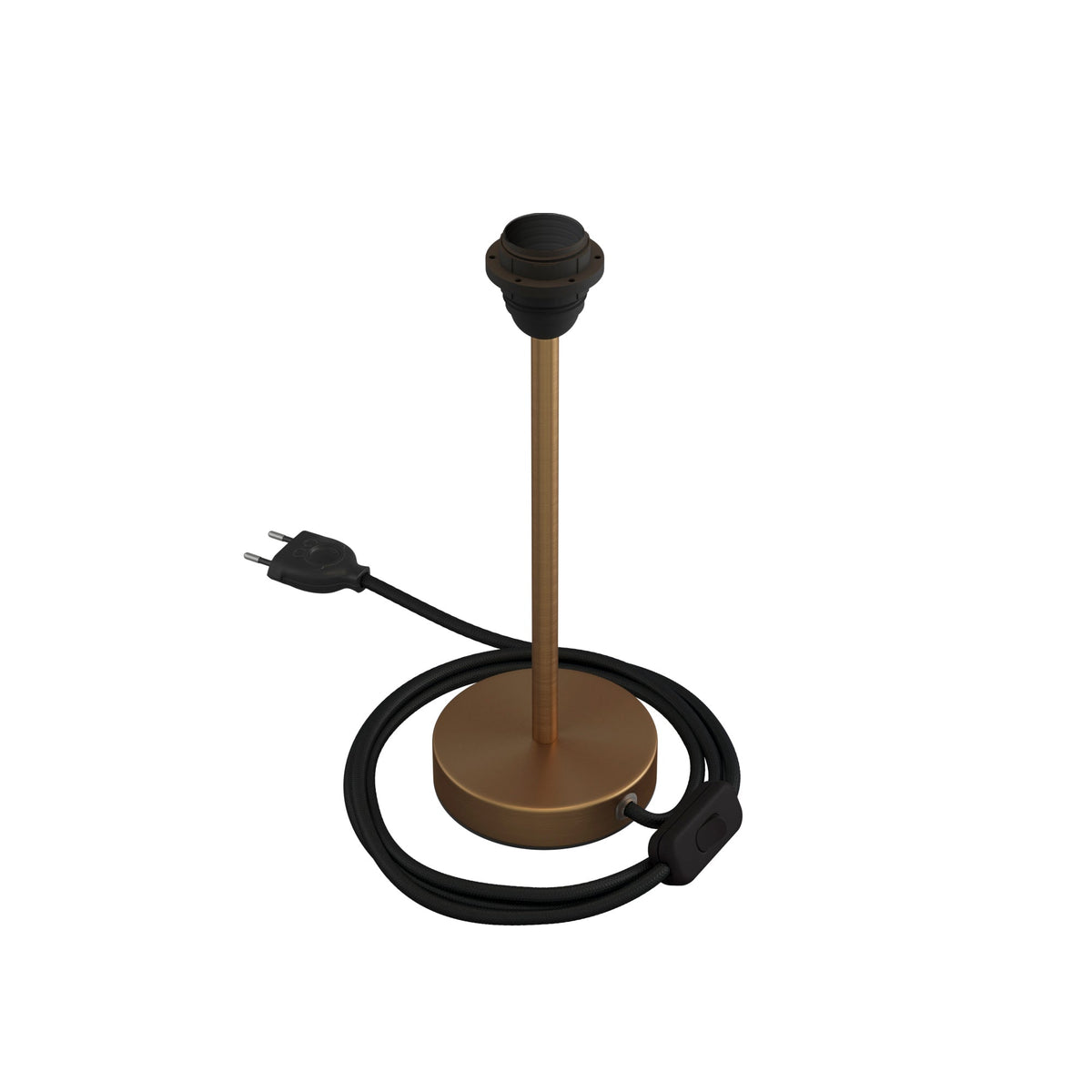 Lampenerhöhung für Lampenschirm – Tischlampe aus Metall – Matt-Bronze – Ansicht 8