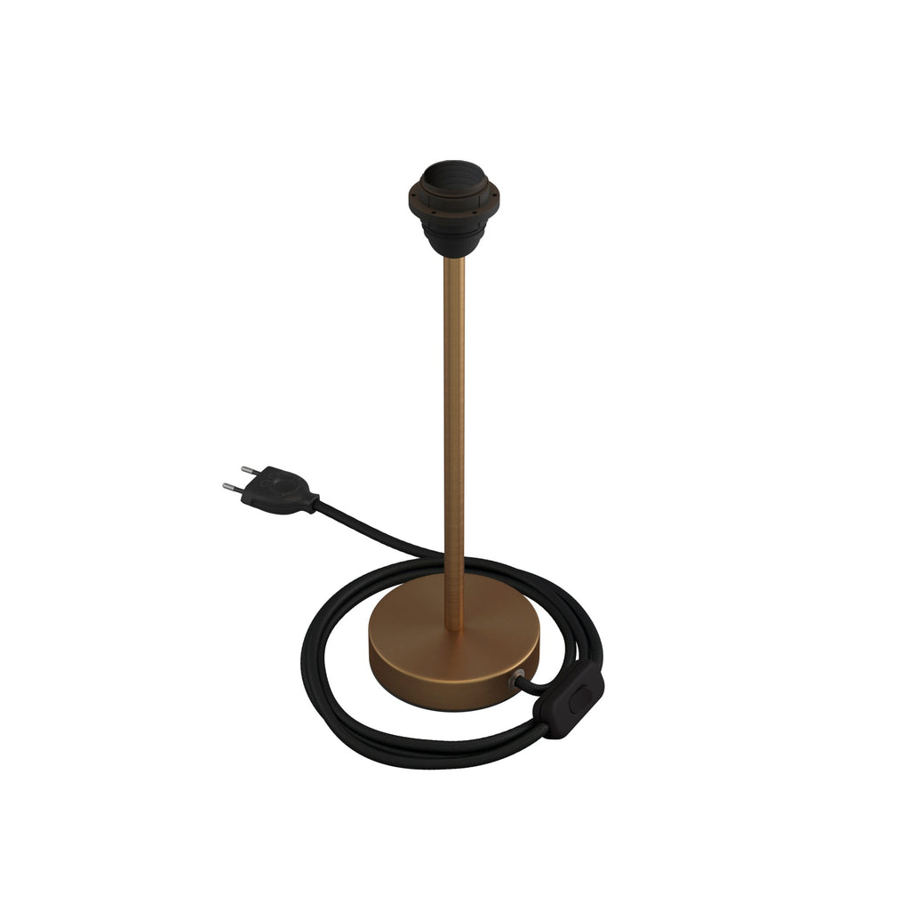 Lampenerhöhung für Lampenschirm – Tischlampe aus Metall – Matt-Bronze – Ansicht 9