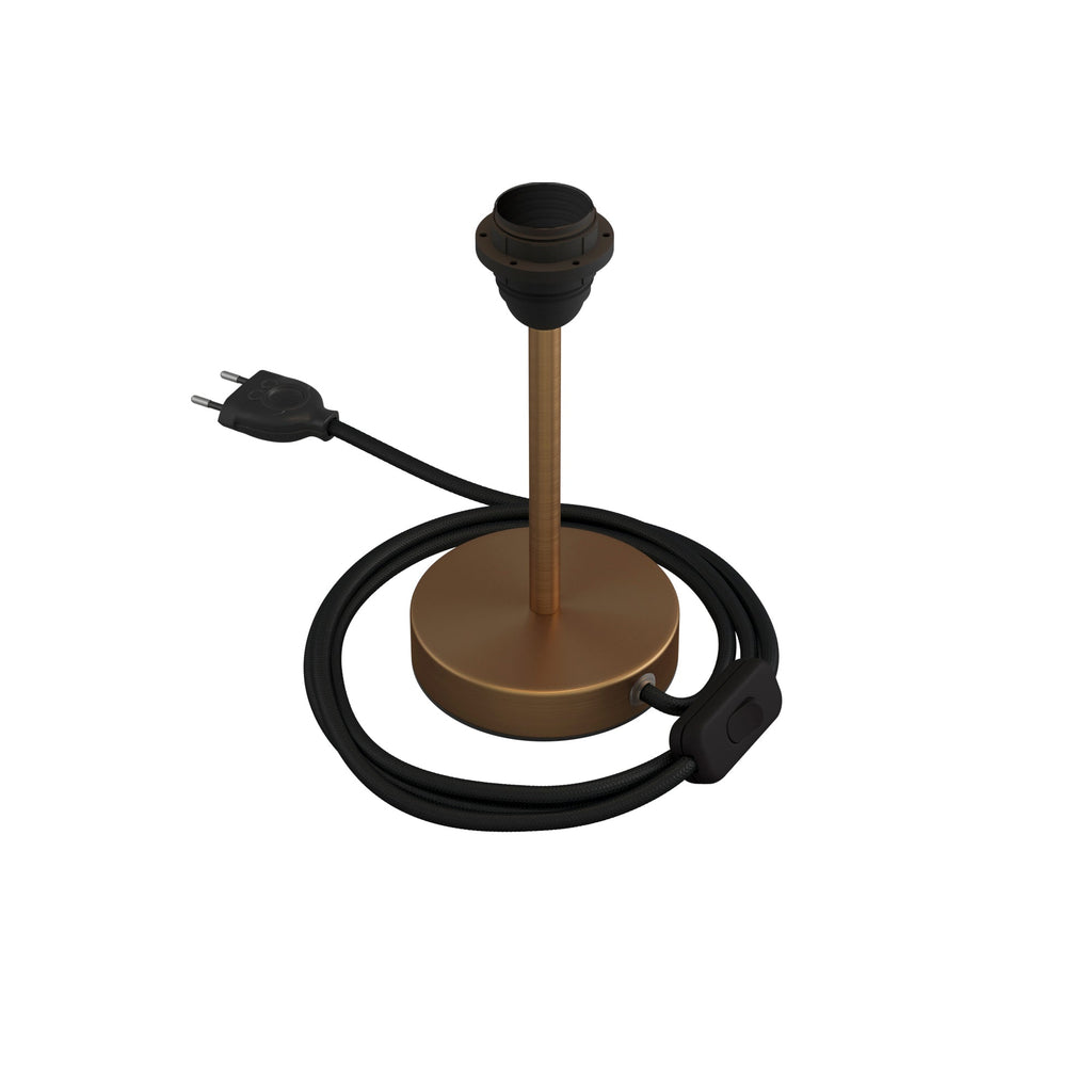 Lampenerhöhung für Lampenschirm – Tischlampe aus Metall – Matt-Bronze – Ansicht 6