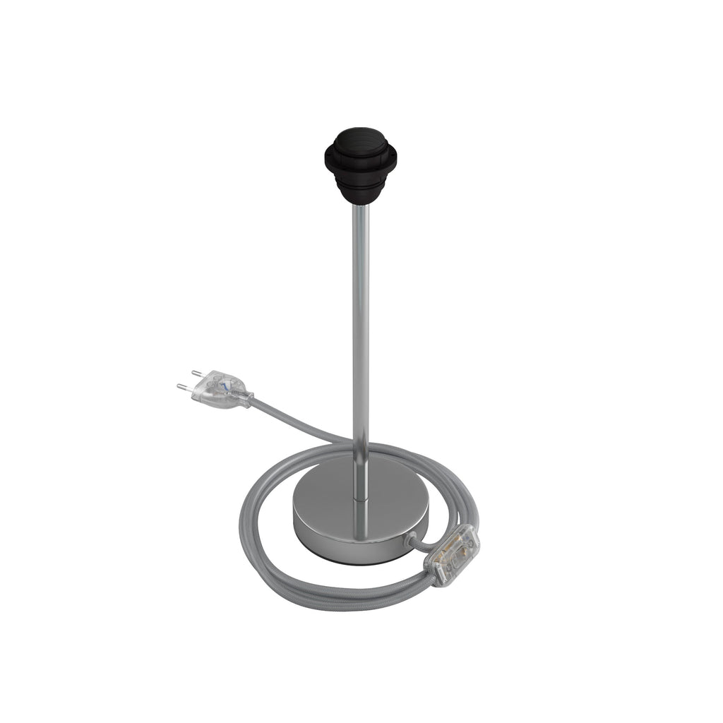 Lampenheber für Lampenschirm – Tischlampe aus Metall – Chrom – Ansicht 9
