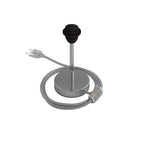 Lampenheber für Lampenschirm – Tischlampe aus Metall – Chrom – Ansicht 6