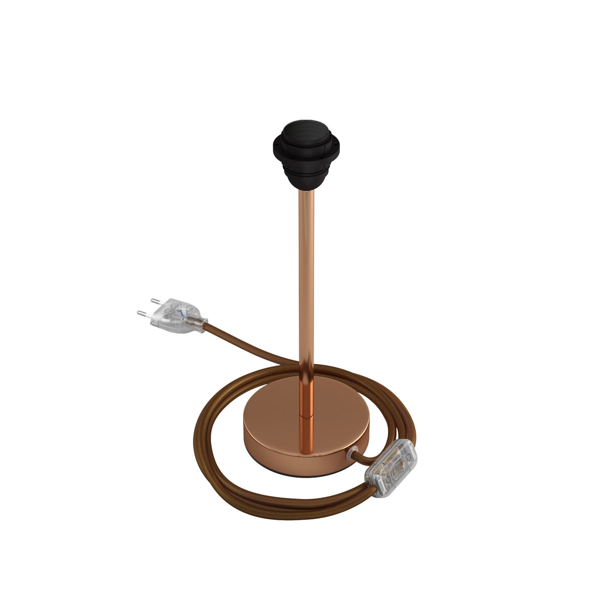 Alzaluce für Lampenschirm – Tischlampe aus Metall – Kupfer – Ansicht 8