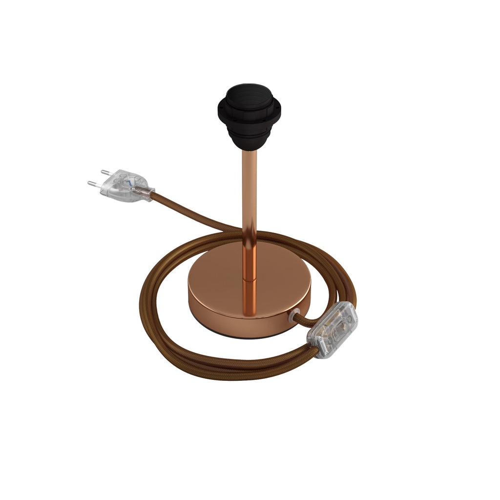 Alzaluce für Lampenschirm – Tischlampe aus Metall – Kupfer – Ansicht 6