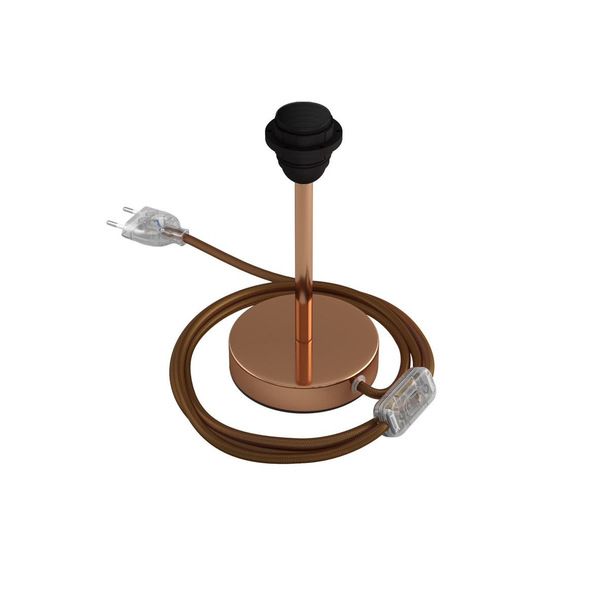 Alzaluce für Lampenschirm – Tischlampe aus Metall – Kupfer – Ansicht 6