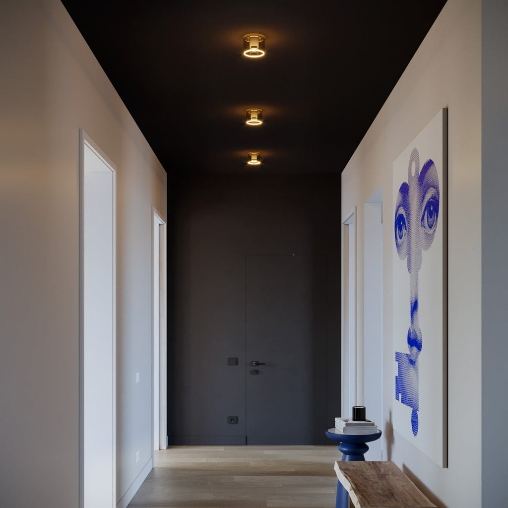 Wandleuchte mit Ghost Mini Smoky-Leuchtmittel - Weiß – Ansicht 4