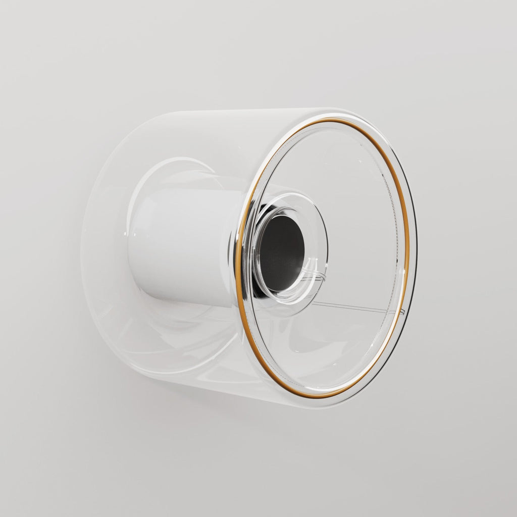 Wandleuchte mit Ghost Mini-Glühlampe transparent – Weiß – Ansicht 5
