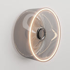 Wandleuchte mit Glühlampe Ghost smoky – Weiß