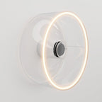 Wandleuchte mit Ghost Klarlampe – Weiß