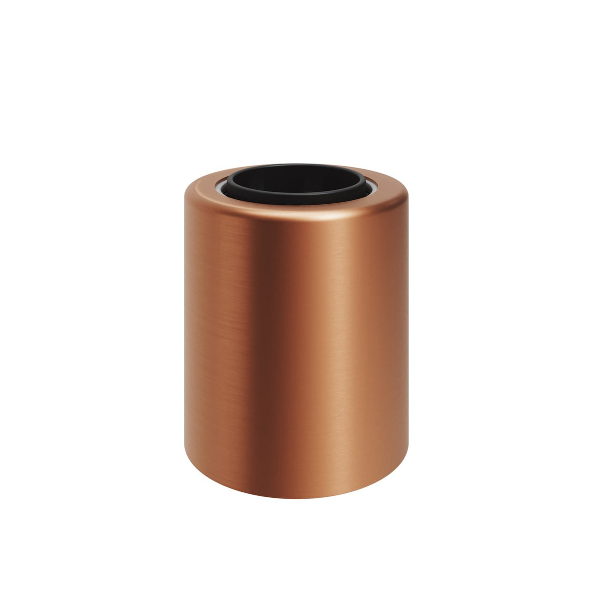 Wandleuchte aus Metall mit Globus-Leuchtmittel im Porzellan-Look - Satinierter Kupfer – Ansicht 5