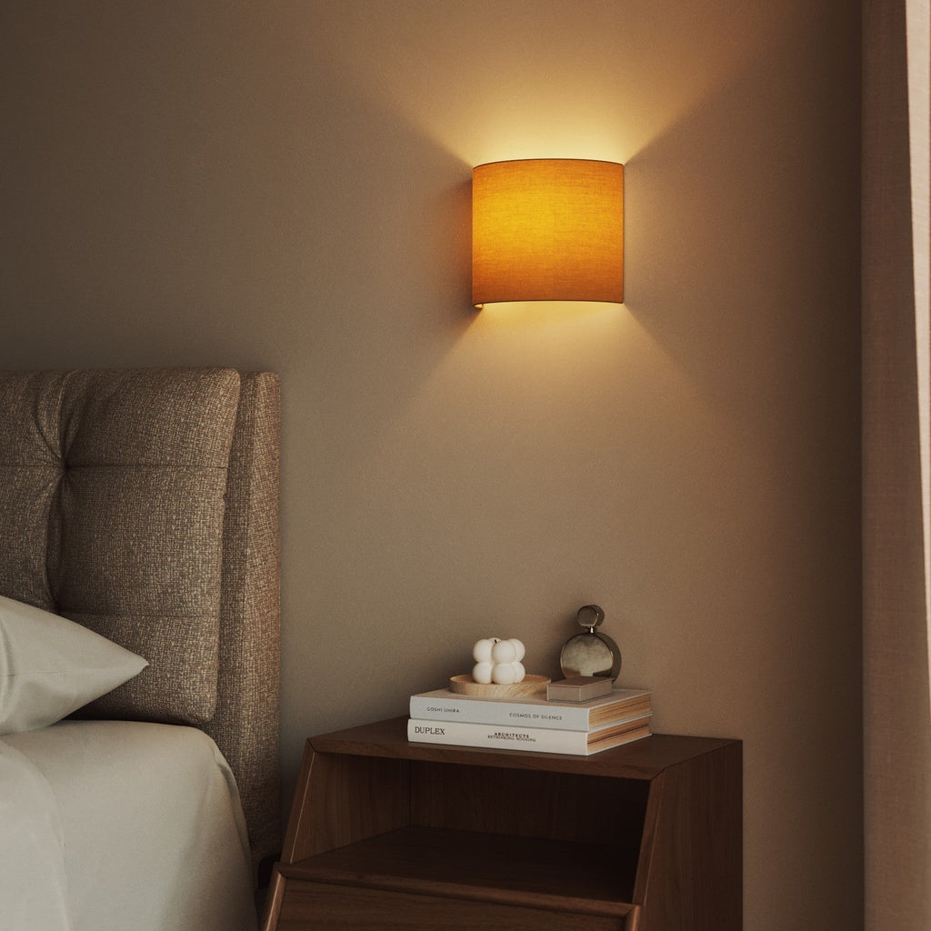 Ventola-Wandleuchte mit Stoffschirm Arenal Gold – Made in Italy – Ansicht 2