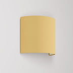 Ventola-Wandleuchte mit Stoffschirm Arenal Gold – Made in Italy