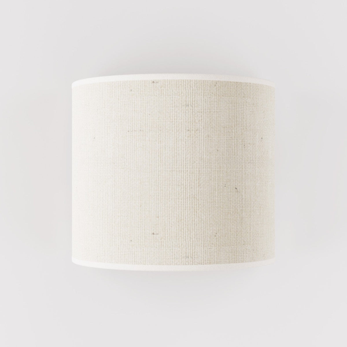 Wandleuchte Ventola mit Lampenschirm aus hellem Jutestoff – Made in Italy – Ansicht 3