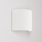 Wandleuchte Ventola mit Lampenschirm aus Rohleinen – Made in Italy