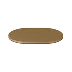 Ovale Metallbasis für MAG-Y-Tischleuchte – Satinbronze