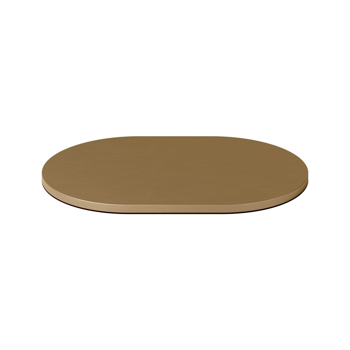 Ovale Metallbasis für MAG-Y-Tischleuchte – Satinbronze