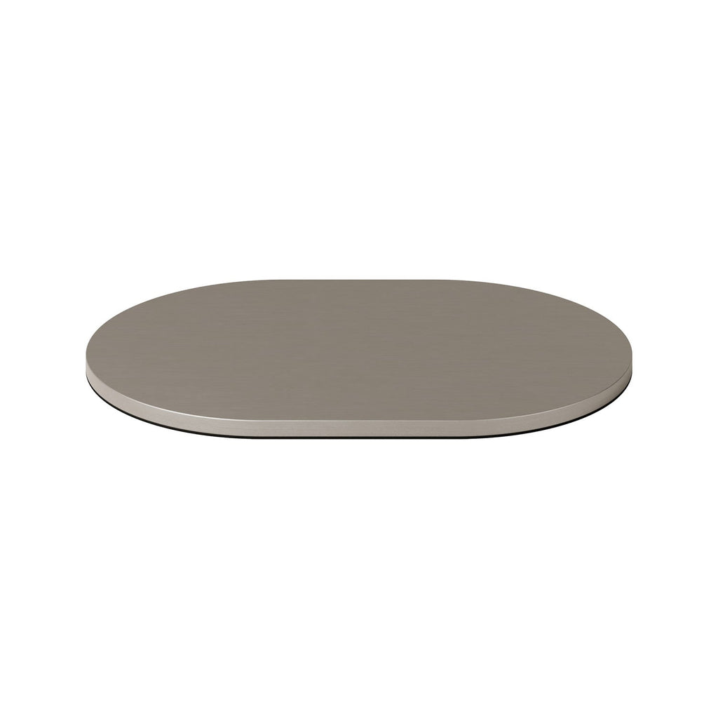Ovaler Metallfuß für MAG-Y Tischlampe – Satin-Titan