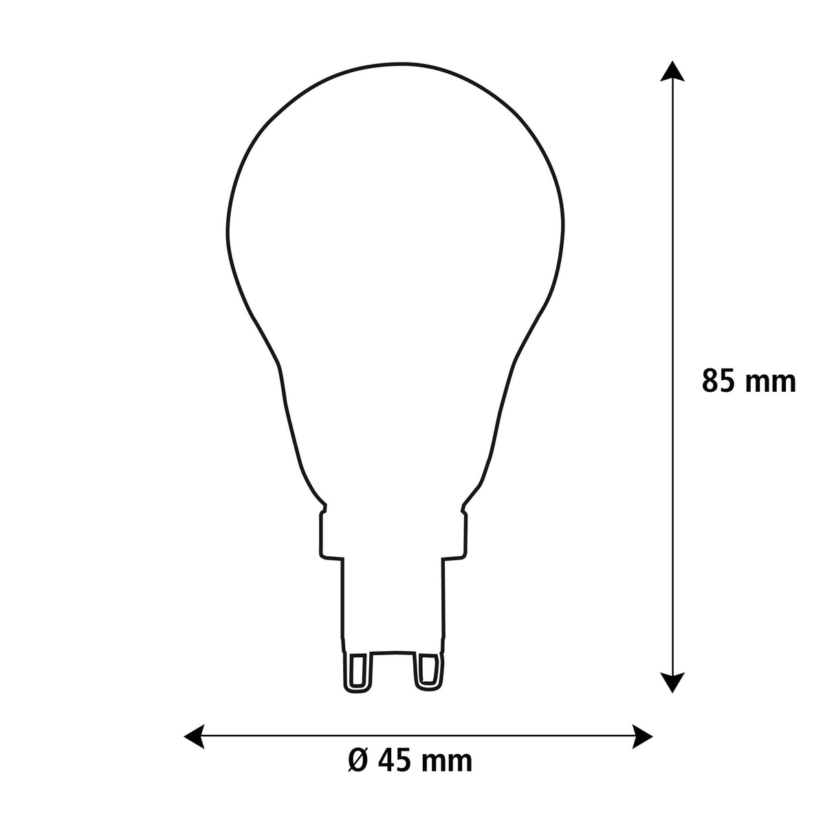 SEGULA LED Glühlampe A15 G9 klar – G9, 3,2 W, 2.700 K, dimmbar – Bild 3