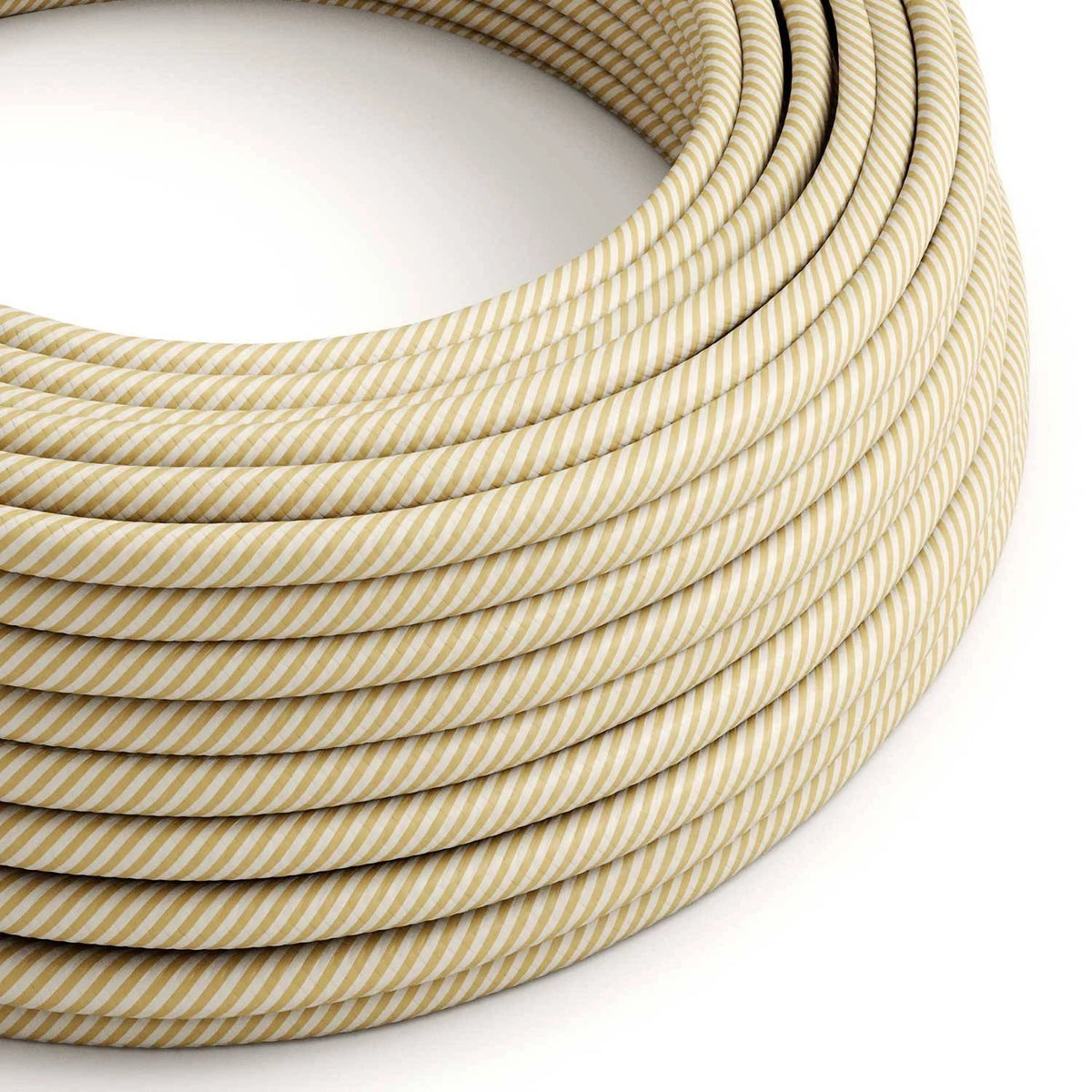 Textilkabel Creme-Haselnuss Vertigo – ERM53 rund 2x0,75 / 3x0,75