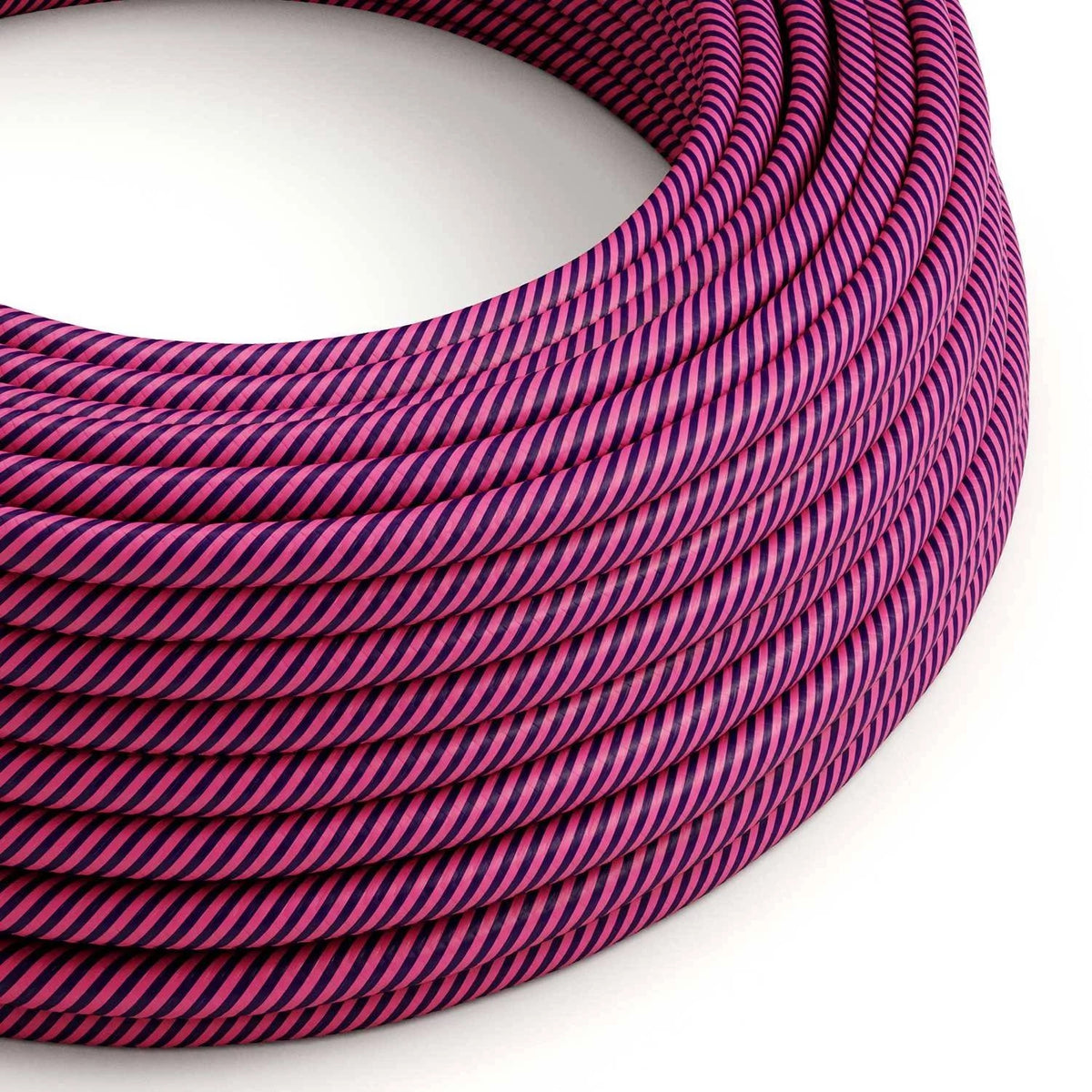 Textilkabel Rosa-Dunkelviolett Vertigo – ERM50 rund 2x0,75 / 3x0,75
