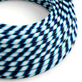 Textilkabel Blau Regimental Vertigo – ERM60 rund 2x0,75 / 3x0,75