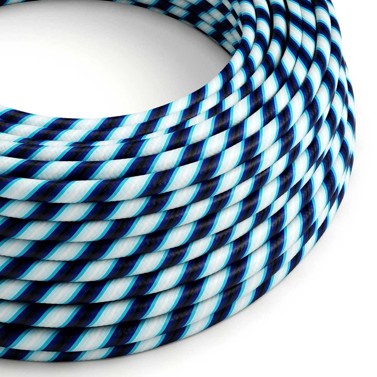 Textilkabel Blau Regimental Vertigo – ERM60 rund 2x0,75 / 3x0,75