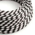 Textilkabel Optikgrau Regimental Vertigo – ERM63 rund 2x0,75 / 3x0,75