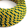 Textilkabel Grün-Gelb Regimental Vertigo – ERM69 rund 2x0,75 / 3x0,75