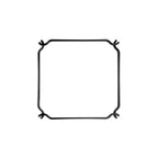 Cage Quadrat – Struktur für Kronleuchter – Schwarz