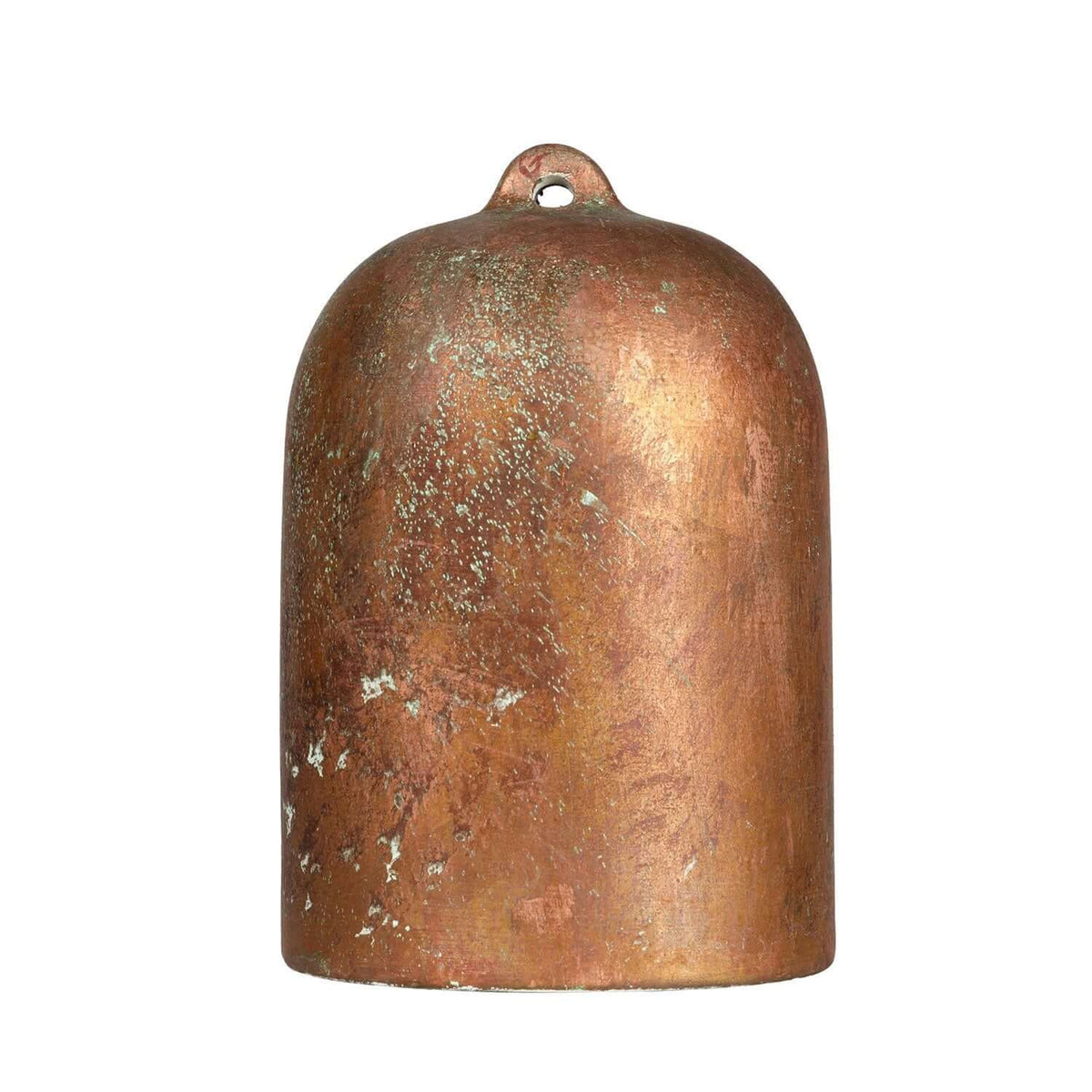 Mini-Glocke, XS Keramikschirm, Pendelleuchte – Made in Italy – Kupfergrün-Optik – Ansicht 4