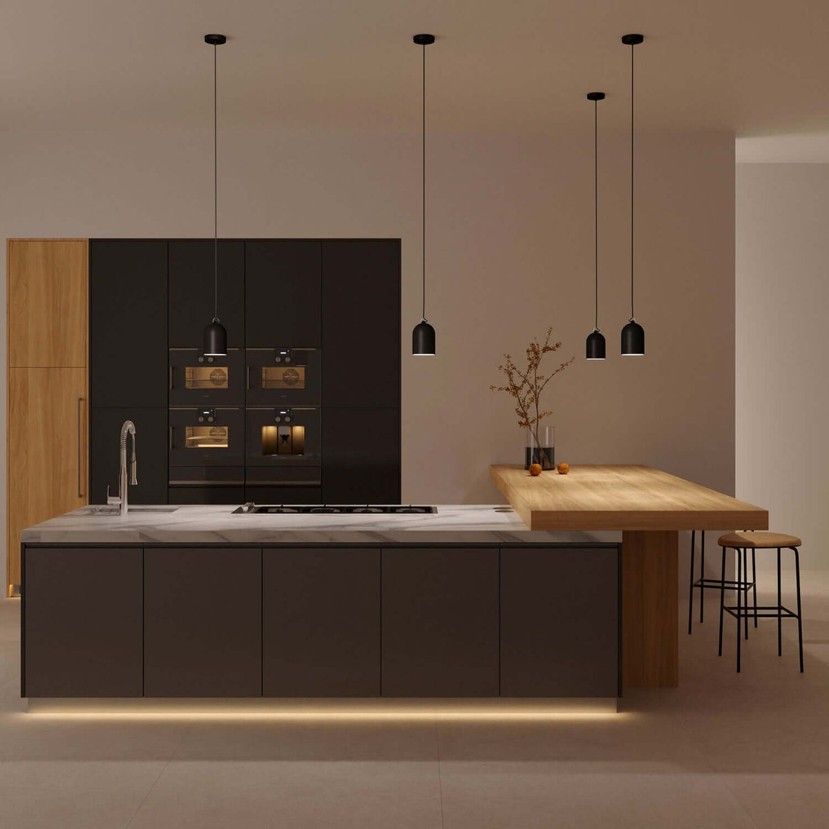 Campana Mini, XS-Keramikschirm für Pendelleuchte – Made in Italy – Tafel – Ansicht 2