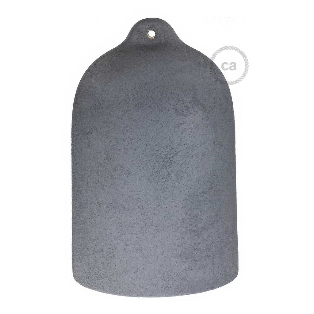 Campana, XL-Lampenschirm aus Keramik für Pendelleuchten - Made in Italy - Betonoptik – Ansicht 4