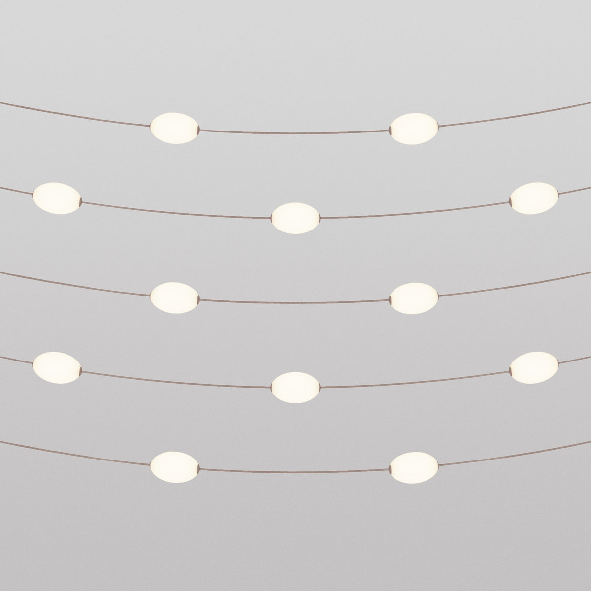 Lichterkette 12 Lichtpunkte für den Außenbereich IP67 Desert Brown - Marina12