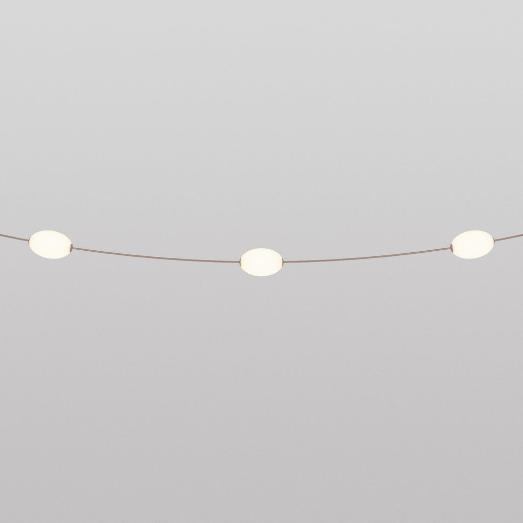Lichterkette 3 Lichtpunkte für den Außenbereich IP67 Desert Brown - Marina3