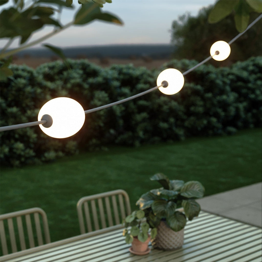 Lichterkette 3 Lichtpunkte für Außenbereich IP67 Grau - Marina3 – Ansicht 3