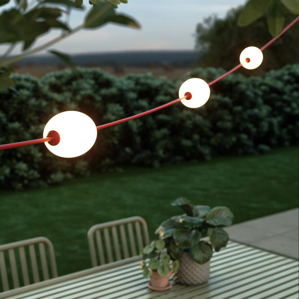 Lichterkette mit 3 Lichtpunkten für den Außenbereich IP67 Roter Seestern – Marina3 – Ansicht 3