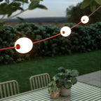 Lichterkette mit 3 Lichtpunkten für den Außenbereich IP67 Roter Seestern – Marina3 – Ansicht 3