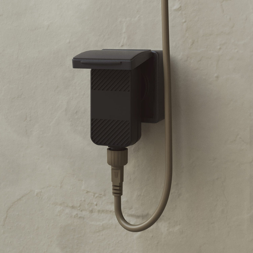 Marina3 – Outdoor-Lichterkette mit 3 Lichtpunkten, IP67 Olivgrün – Ansicht 6