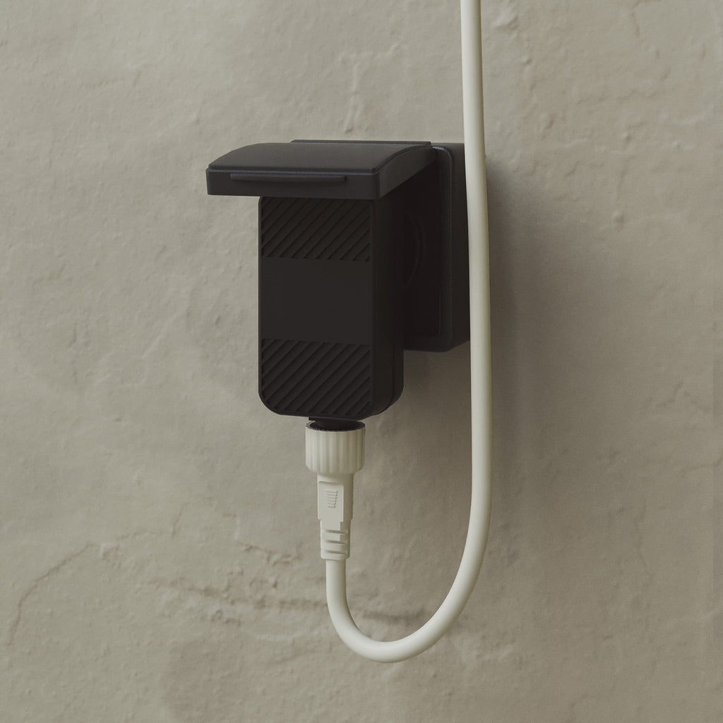 Lichterkette mit 4 Lichtpunkten für den Außenbereich IP67 Weiß Sand - Marina4 Cherry – Ansicht 5